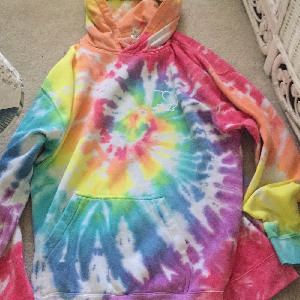 Ivory Ella Tie Dye Hoodie